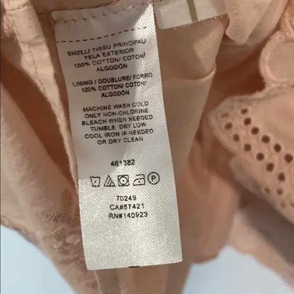 Loft Embroidered Eyelet Mini Dress in dusty pink - Picture 7 of 10